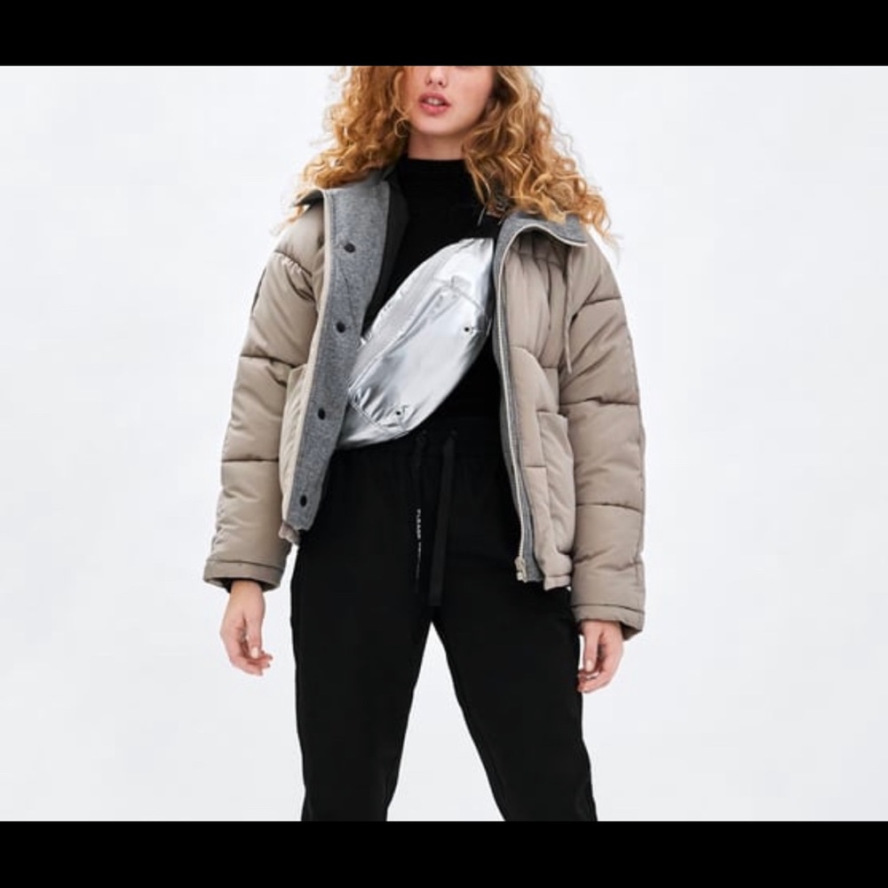 Zara puffer jacket NWT